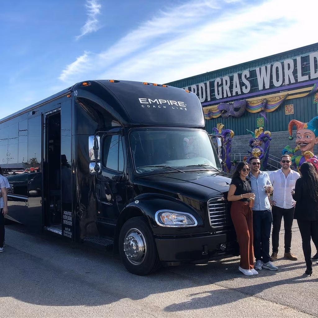 Rent a Bus to Mardi Gras World