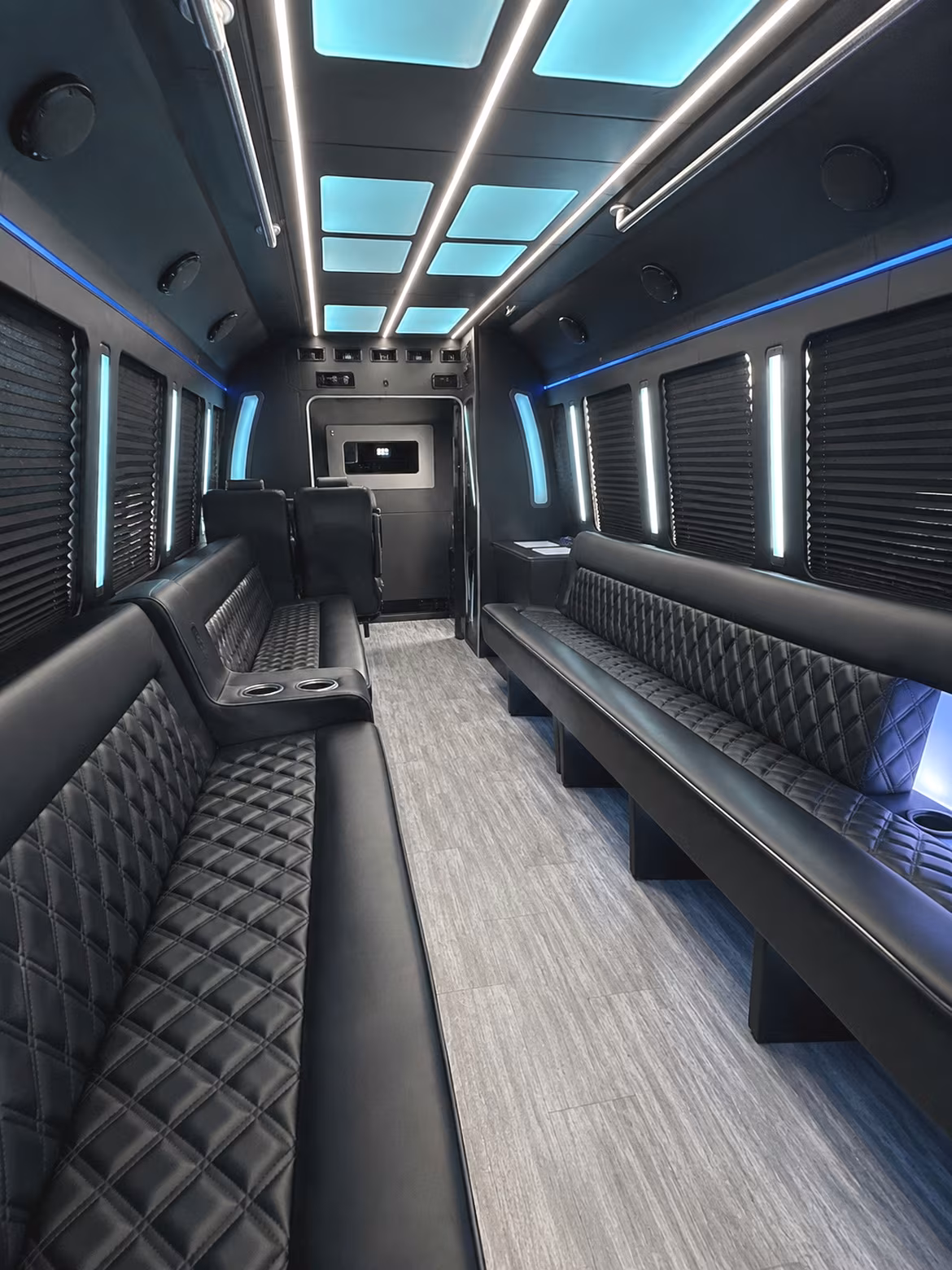 25 Passenger Party Bus Interior