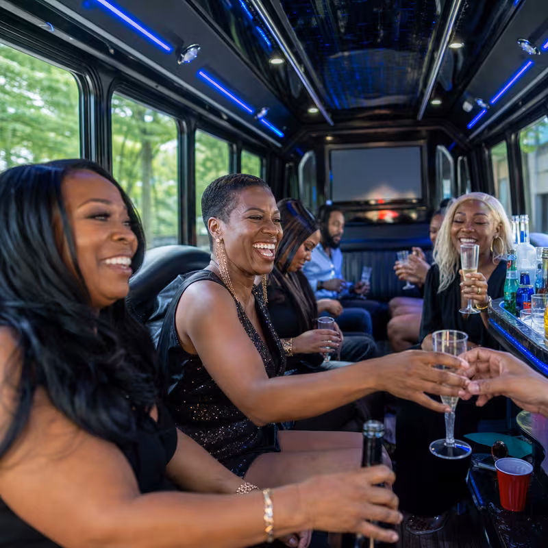 New Orleans Birthday Transportation fleet vehicle