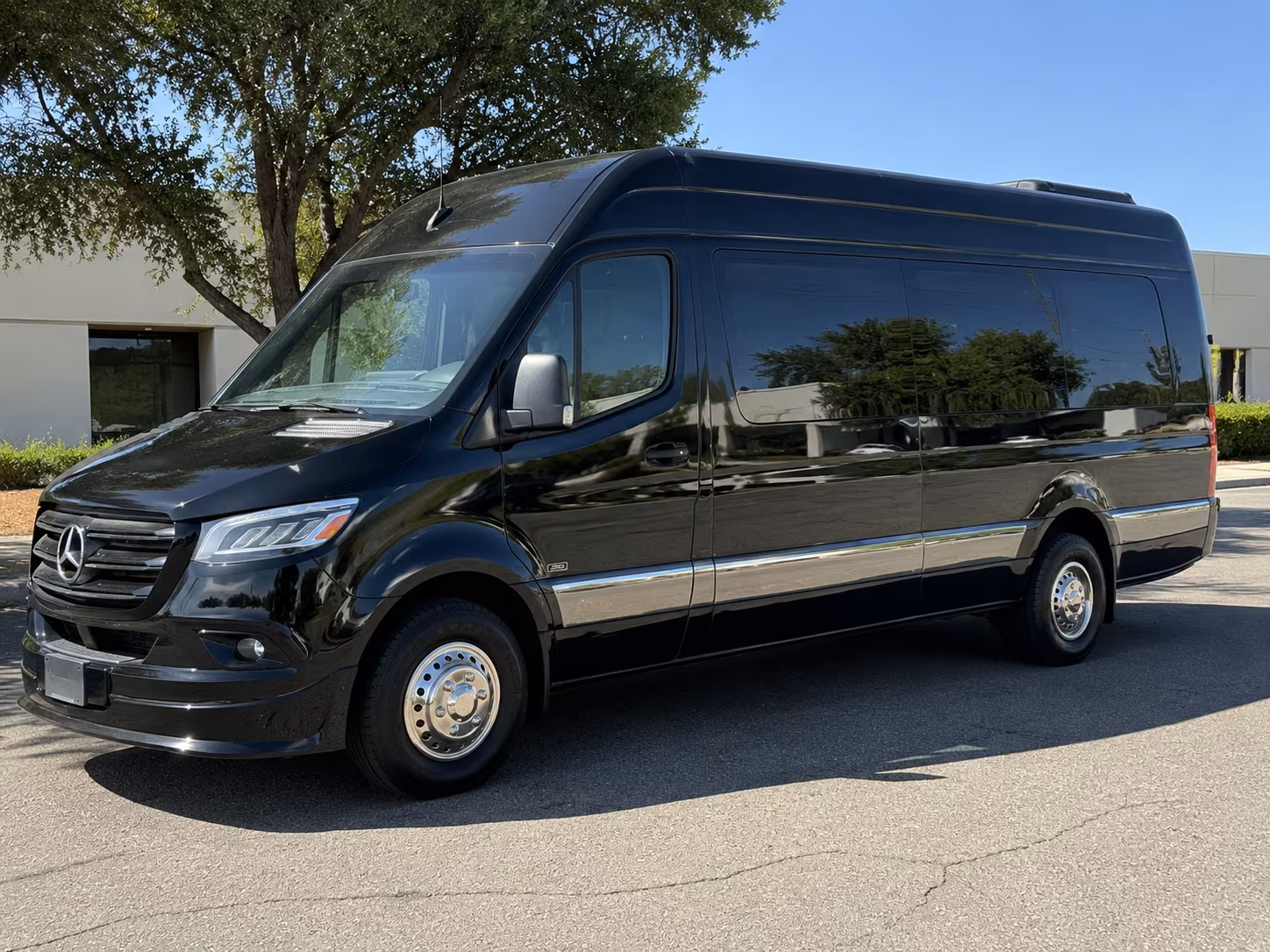 New Orleans Airport Shuttle & Transportation party bus interior