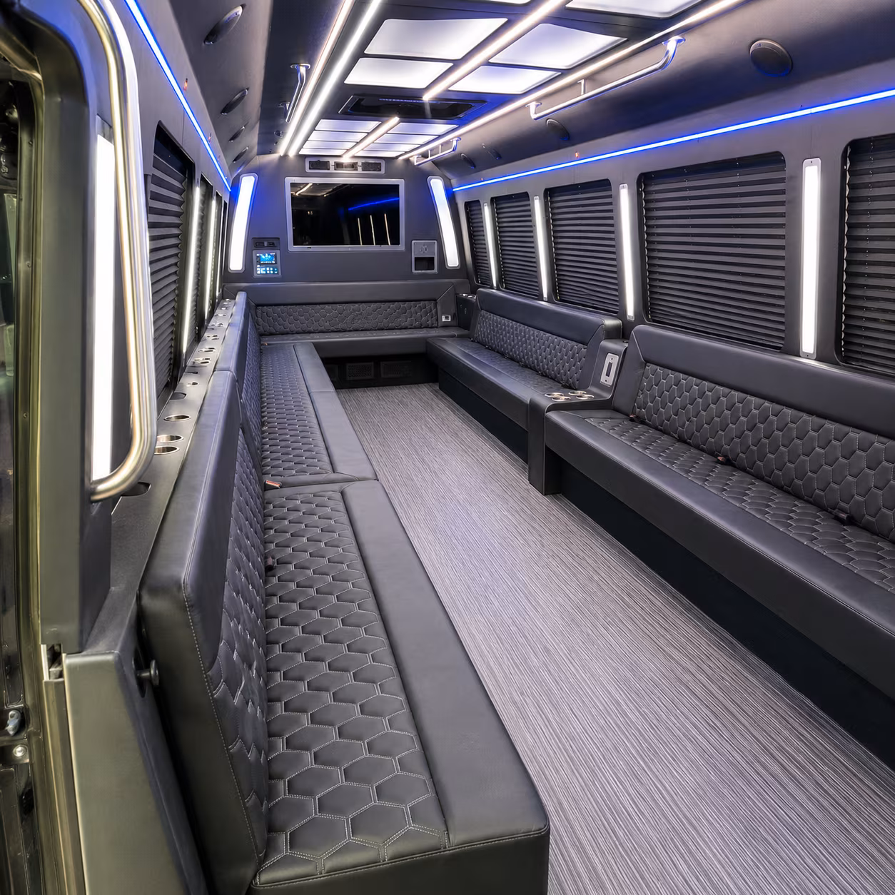 New Orleans Bachelor & Bachelorette Transportation onboard seating
