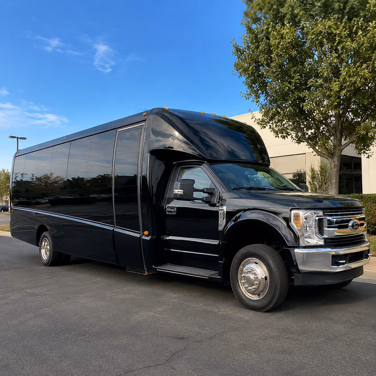New Orleans Corporate Transportation party bus exterior