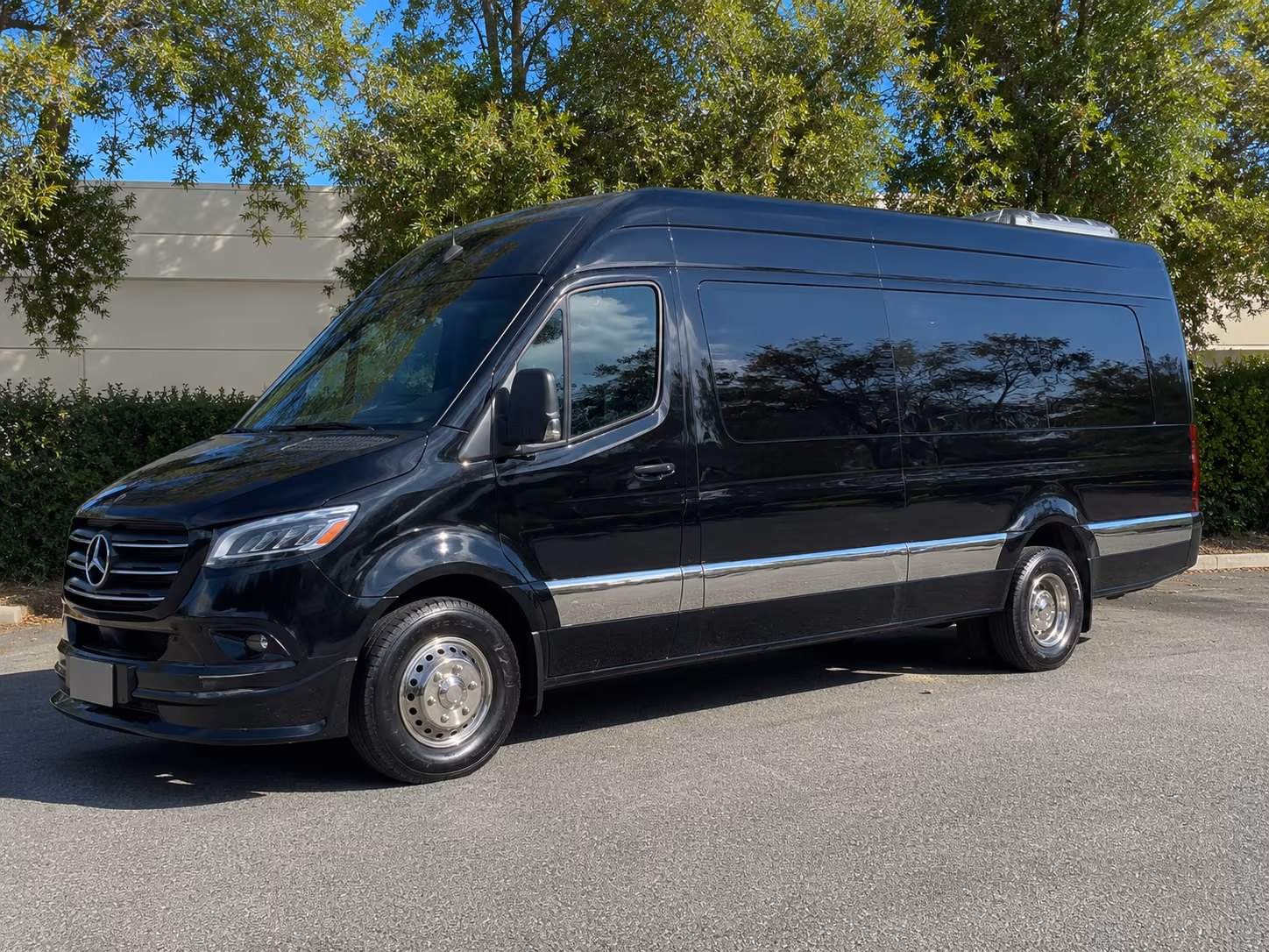 New Orleans Corporate Transportation party bus exterior