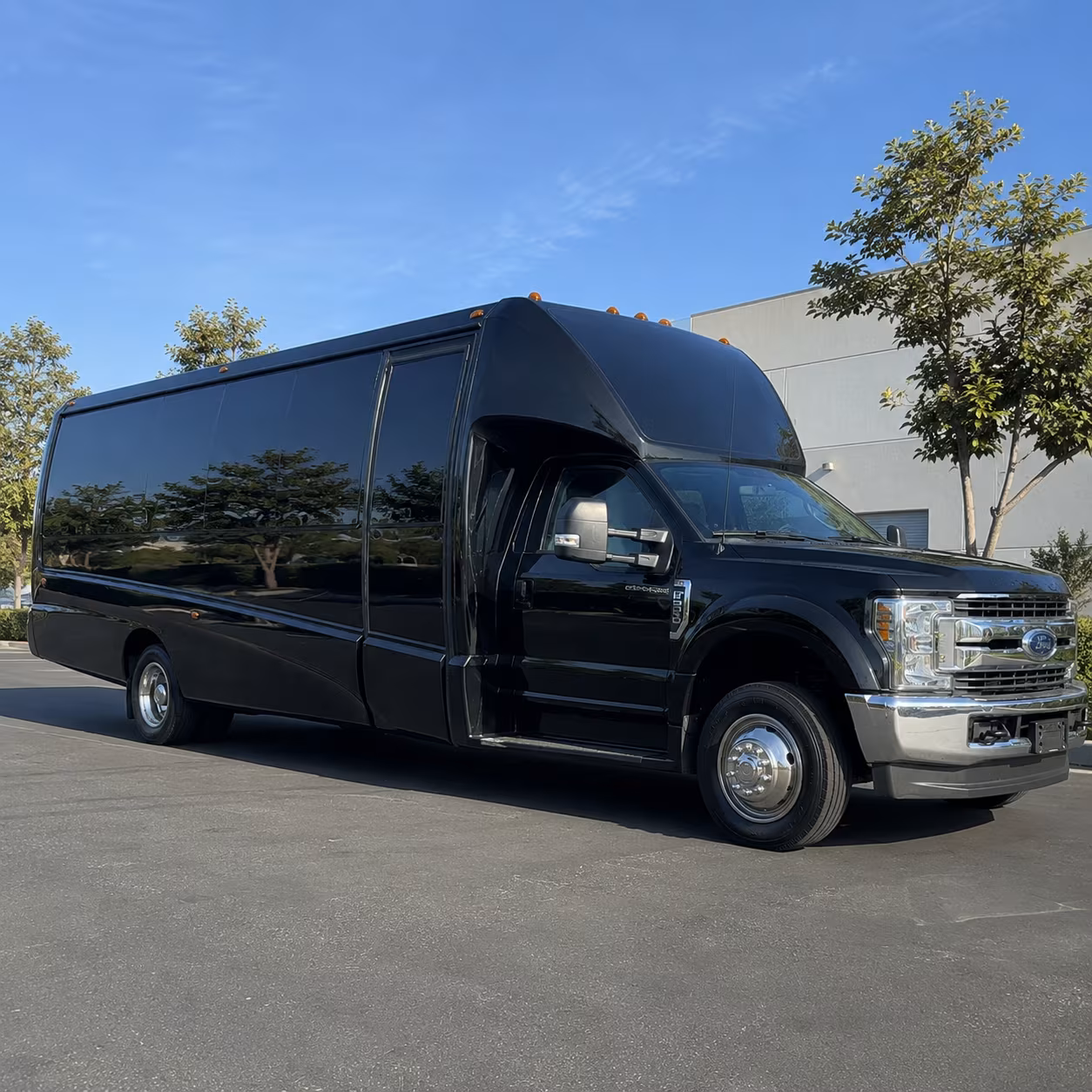 New Orleans Private Event Transportation party bus exterior