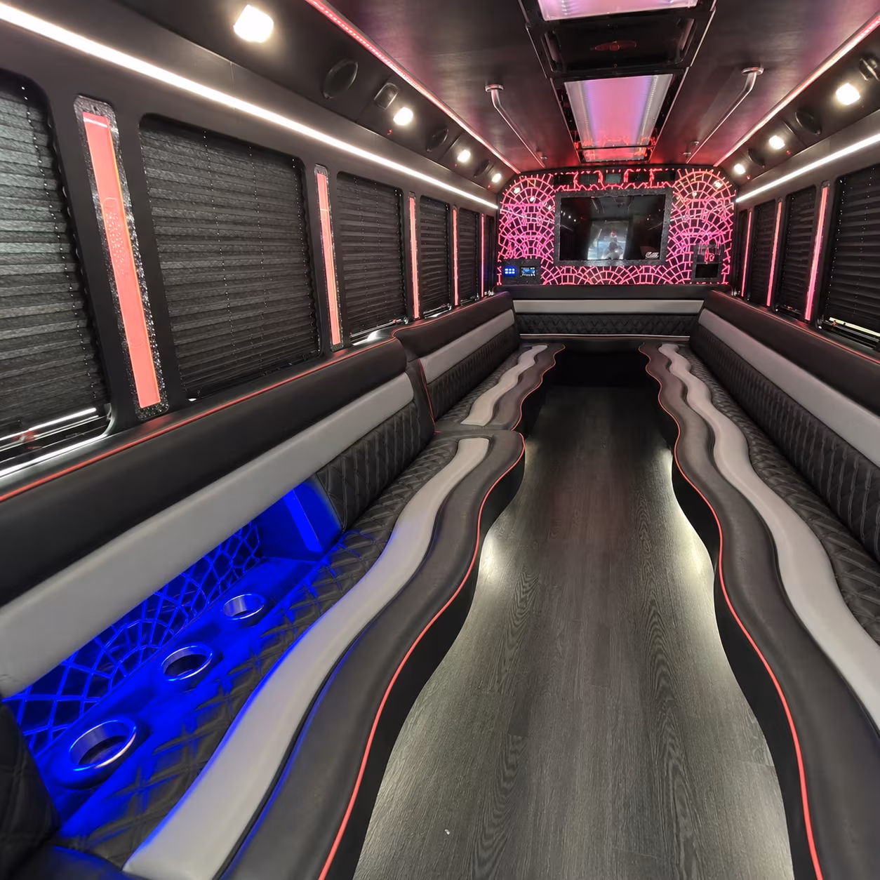 New Orleans Private Event Transportation onboard seating