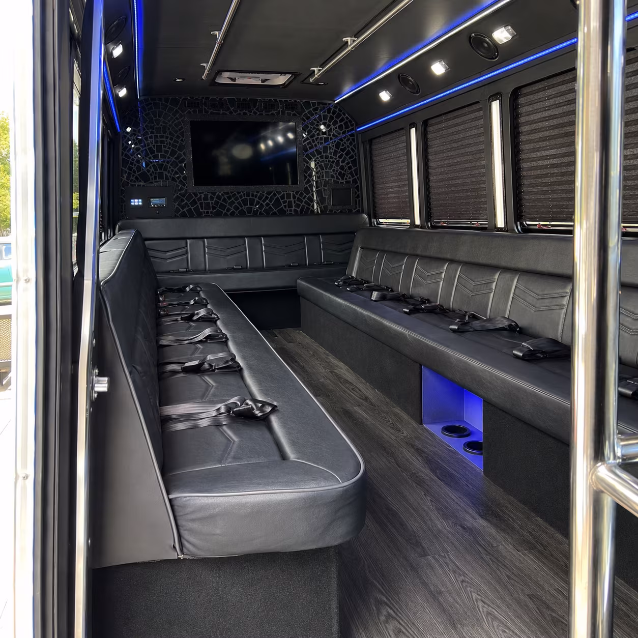 New Orleans Private Event Transportation party bus exterior