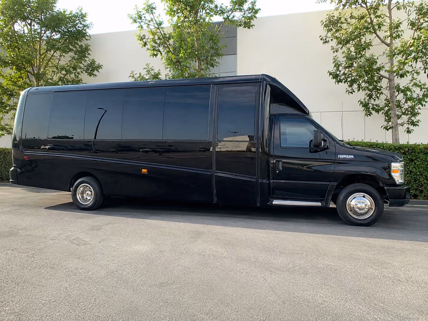 New Orleans School Event Transportation party bus exterior