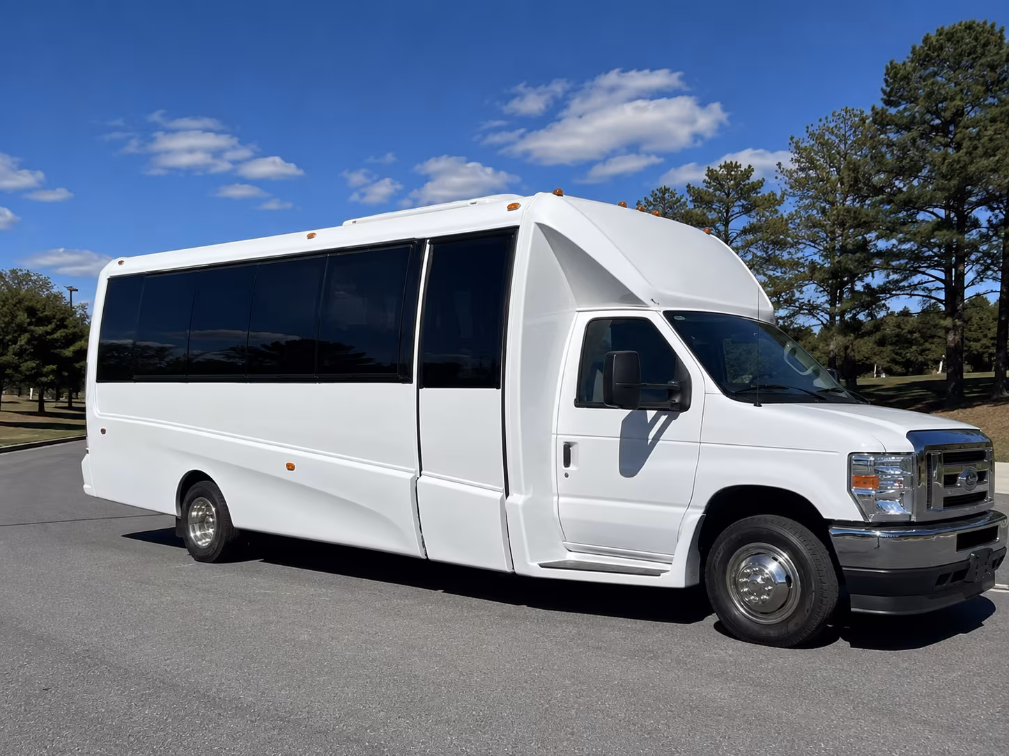 New Orleans Wedding Transportation party bus exterior