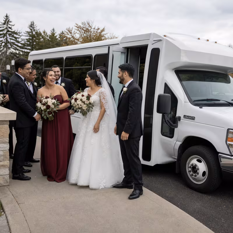 New Orleans Wedding Transportation fleet vehicle