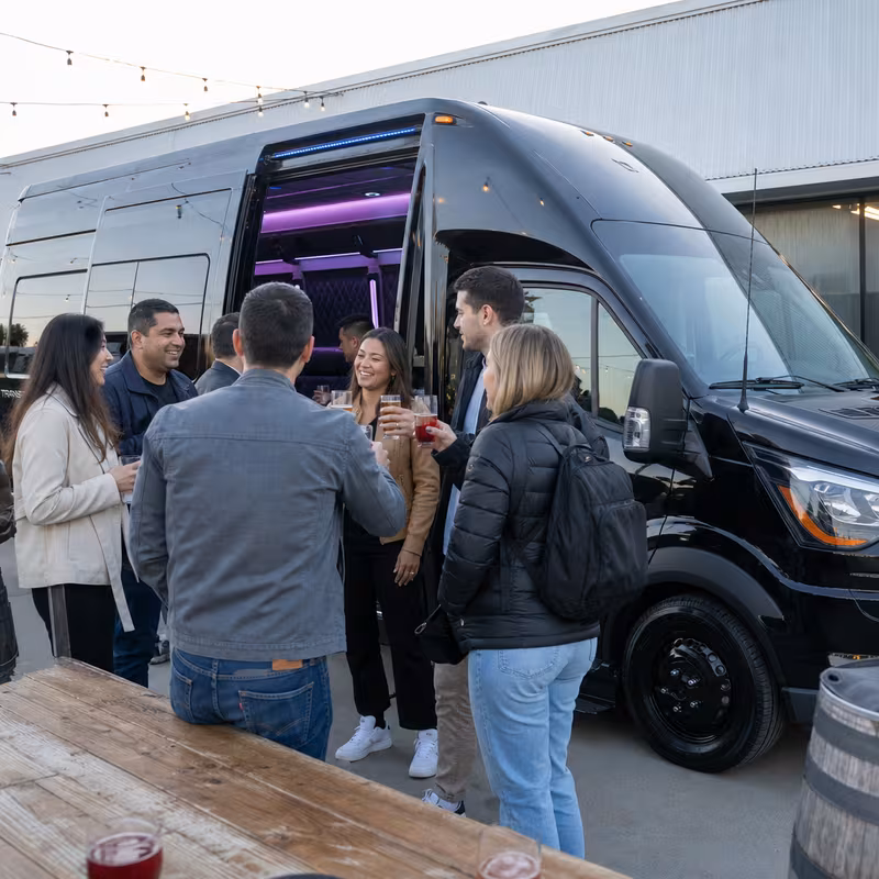 New Orleans Winery & Brewery Tour Transportation fleet vehicle